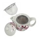 Chinese Ceramic Teapot And Tea Cups Set