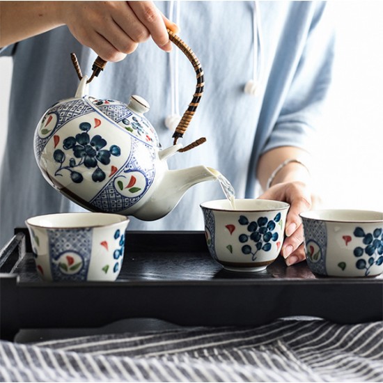 Japanese teapot Set With 5 Cups