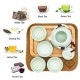 Green Travel Portable Ceramic Tea Set