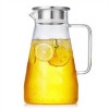 Large Glass Water Pitcher With Lid 1800ml/60oz