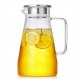 Large Glass Water Pitcher With Lid 1800ml/60oz