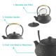 Black Coin Cast Iron Teapot 600ml/20oz