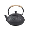 Black Maple Leaf Cast Iron Teapot 800ml/27oz