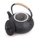 Black Maple Leaf Cast Iron Teapot 800ml/27oz