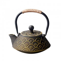 Golden Fish Cast Iron Tea Kettle 800ml/27oz