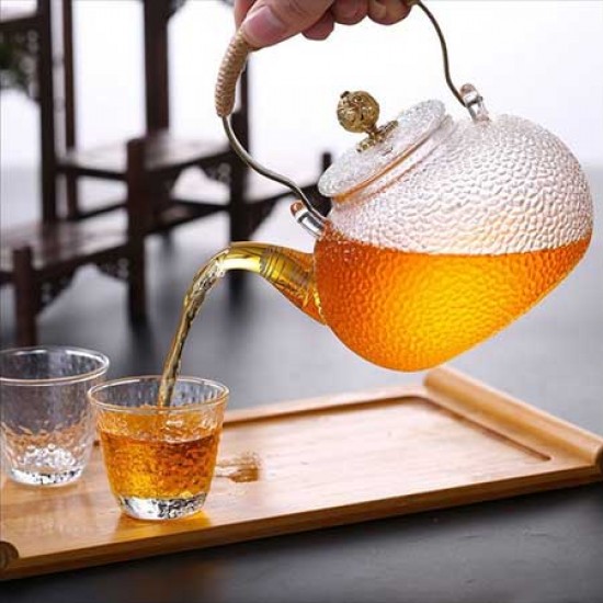 Handmade Glass Teapot 800ml/27oz