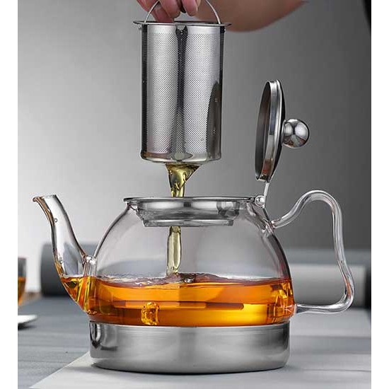 Hwagui - Glass Teapot Stove Top 1200ml/41.0oz