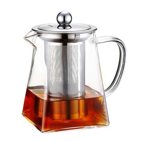 Warmyee Hofu Small Clear High Borosilicate Glass Tea Pot with Removabl –  SHANULKA Home Decor