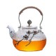 Plum Blossom Glass Teapot 800ml/27oz