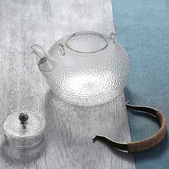Plum Blossom Glass Teapot 800ml/27oz