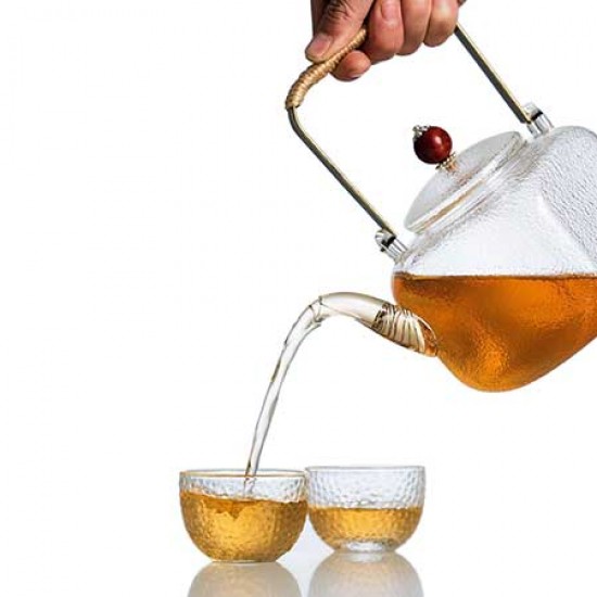 Square Glass Teapot 800ml/27oz