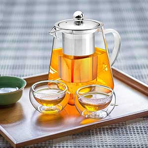 High Borosilicate Glass Tea Pot 950ml/20oz